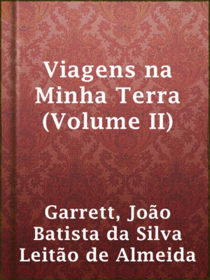 cover image of Viagens na Minha Terra (Volume II)